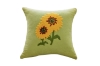 Picture of EMBROIDERY Linen Cushion with Inner in Multiple Colors (17.7" x 17.7")