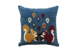 Picture of EMBROIDERY Linen Cushion with Inner (17.7" x 17.7") - Squirrel