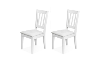 Picture of ARIZA Dining Chair (White) - 2PC in 1 Carton