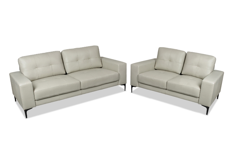 Picture of AMIRA 100% Genuine Leather Sofa Range - Loveseat + Sofa Set