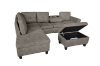 Picture of HALSTON Reversible Chaise Sectional Sofa with Storage Ottoman - Final sale