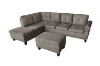 Picture of HALSTON Reversible Chaise Sectional Sofa with Storage Ottoman - Final sale