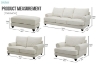 Picture of BALVINO Feather-Filled Fabric Sofa Range with Ottoman