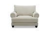 Picture of BALVINO Feather-Filled Fabric Sofa Range with Ottoman