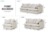 Picture of SPENCER Feather-Filled Fabric Sofa Range