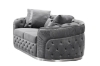 Picture of PIEDMONT Chesterfield Velvet Sofa Range (Grey) - Loveseat (2 Seater)