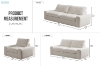 Picture of CAMERO Feather-Filled Fabric Sofa Range