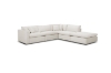 Picture of SKYLAR Feather-Filled Fabric Sectional Modular Sofa (Cream)