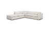 Picture of SKYLAR Feather-Filled Fabric Sectional Modular Sofa (Cream)