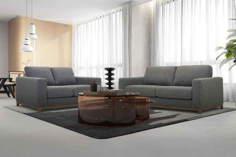 Picture of SIESTA Fabric Sofa Range (Dark Grey)