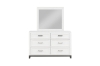 Picture of CLOUDLAND 6-Drawer Dresser with Mirror