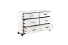 Picture of CLOUDLAND 6-Drawer Dresser with Mirror