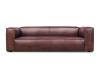 Picture of HANCOCK Snug Grain Leather High Arm 3-Seater Sofa