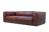 Picture of HANCOCK 100% Genuine Snug Grain Leather High Arm 3-Seater Sofa