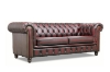 Picture of WILLIFORD 100% Genuine Leather Chesterfield Sofa Range (Maroon) - Sofa