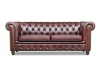 Picture of WILLIFORD 100% Genuine Leather Chesterfield Sofa Range (Maroon) - Sofa