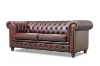 Picture of WILLIFORD 100% Genuine Leather Chesterfield Sofa Range (Maroon) - Sofa