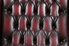 Picture of WILLIFORD 100% Genuine Leather Chesterfield High Back Wing Chair (Maroon)