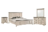 Picture of CHARLES 3PC/4PC/5PC Antique Bedroom Combo Set in Queen/Eastern King Size