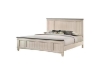 Picture of CHARLES Antique Bed Frame - Queen Size (Platform Bed)