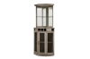 Picture of HAAKEN Corner Bar Buffet & Hutch (Gray)