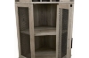 Picture of HAAKEN Corner Oak Bar Buffet & Hutch (Gray)