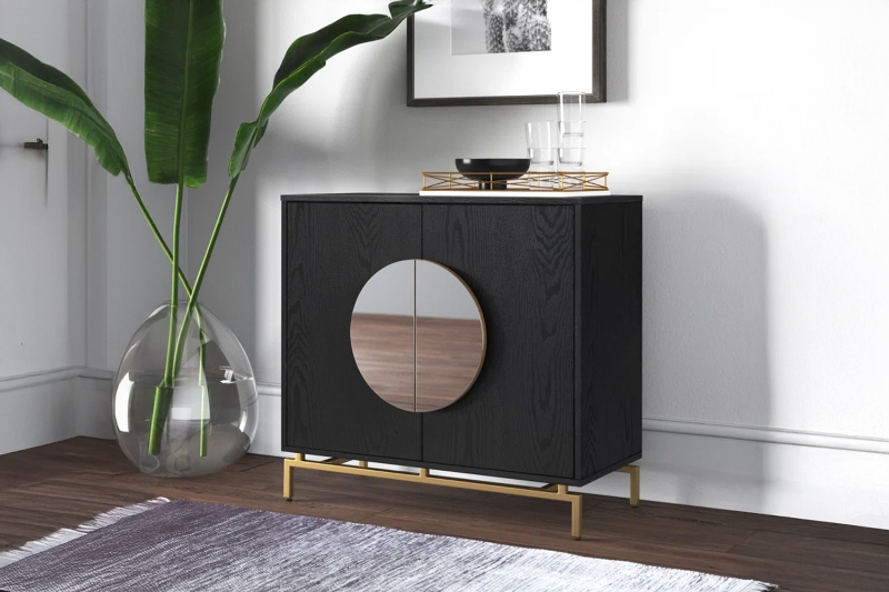 Picture of OCEANA 2-Door Wood Cabinet (Black)