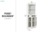 Picture of HAAKEN Corner Bar Buffet & Hutch (White)
