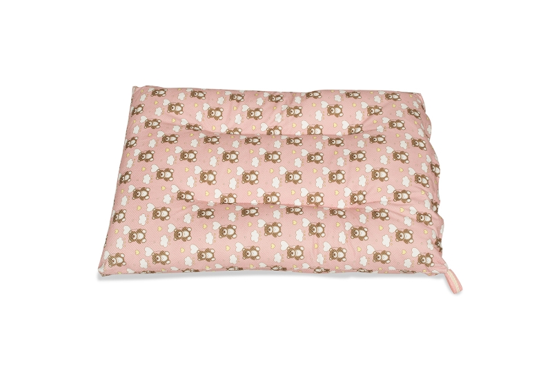 Picture of  ANAIS Velvet Fabric Kids' Pillow (Pink Bear)