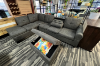 Picture of HALSTON Reversible Chaise Sectional Sofa with Storage Ottoman - Final sale