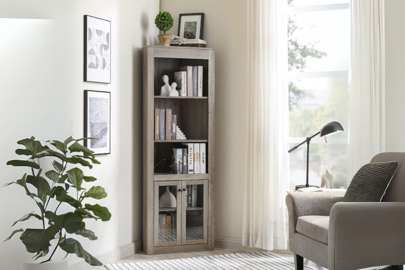 Picture of POTTER 5-Shelf Bookcase with Doors