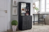 Picture of GRAMER Home Bar Buffet & Hutch (Black)