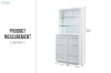 Picture of GRAMER Home Bar Buffet & Hutch (White)