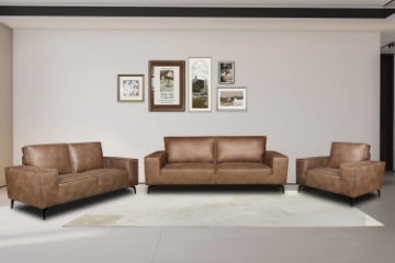 Picture of EASTWOOD Air Leather Sofa Range (Brown)