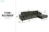 Picture of LAWTON Fabric Sectional Sofa