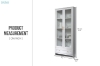 Picture of OTLEY Accent Corner Display Cabinet (White)