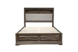 Picture of ARTEMIS Storage Bed Frame with Built-in Shelves in Queen/Eastern King Size