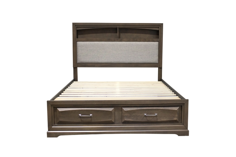 Picture of ARTEMIS Storage Bed Frame with Built-in Shelves in Queen/Eastern King Size