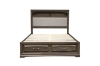 Picture of ARTEMIS Storage Bed Frame with Built-in Shelves - Eastern King Size