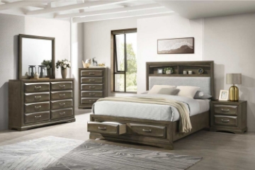 Picture of ARTEMIS 3PC/4PC/5PC Bedroom Combo Set in Queen/Eastern King Sizes