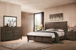 Picture of HEMSWORTH Solid Timber Bedroom Combo Set in Queen Size - 4PC Combo