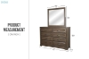 Picture of ARTEMIS 8-Drawer Dresser with Mirror