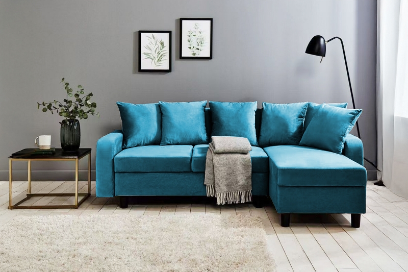 Picture of DIVANO Reversible Corner Sofa (Blue)