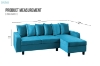 Picture of DIVANO Reversible Corner Sofa (Blue)