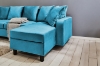 Picture of DIVANO Reversible Corner Sofa (Blue)