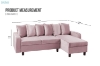 Picture of DIVANO Reversible Corner Sofa (Pink)