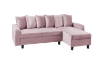 Picture of DIVANO Reversible Corner Sofa (Pink)