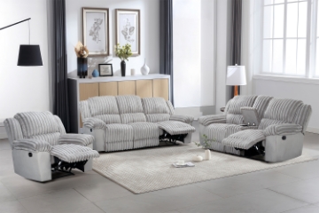 Picture of SELINNA Corduroy Manual Reclining Sofa Range (Mink)