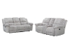 Picture of SELINNA Corduroy Manual Reclining Sofa Range (Mink) - Armchair + Loveseat + Sofa Set