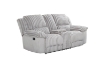 Picture of SELINNA Corduroy Manual Reclining Loveseat with Cup Holders and Storage